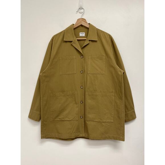 Esby Sammie Workshirt Oversized Unisex Utility Cotton Twill Chore Jacket XS